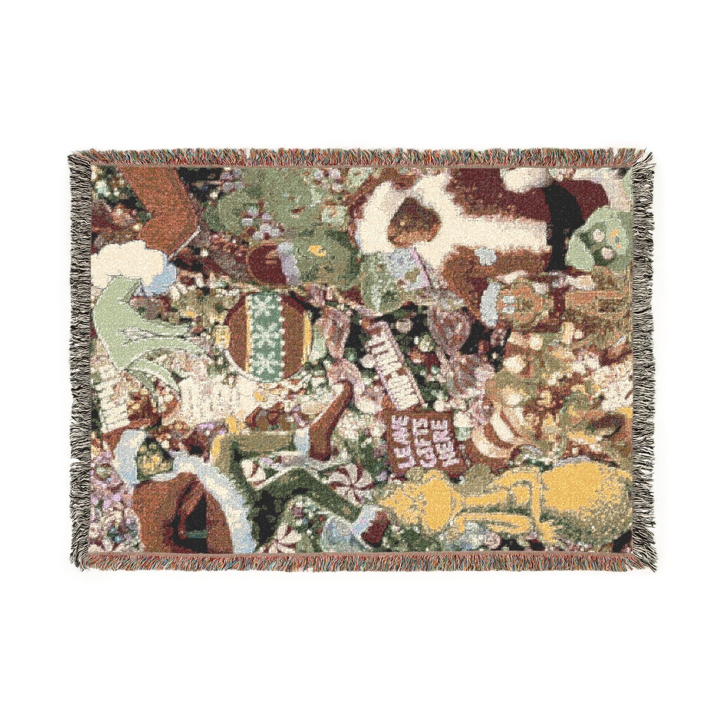 Grinch Woven Blanket - Cozy Home Decor for Warmth & Style